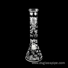 New Design 15 Inch Beaker Hookah Shisha Dry Herb Smoking Glass Water Pipe with Clear Bowl& Dow